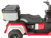 Электротрицикл Wanshida DOUHAO 60V 800Вт (черно-серо-красный) - Фото 8