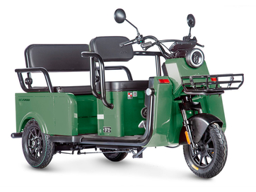 Электротрицикл Wanshida LC-F200 60V 1000Вт (зеленый)